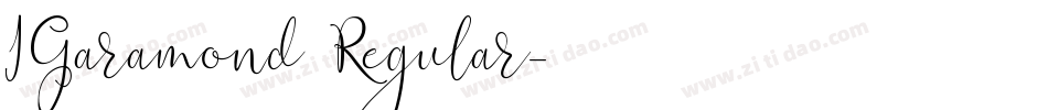 IGaramond Regular字体转换
